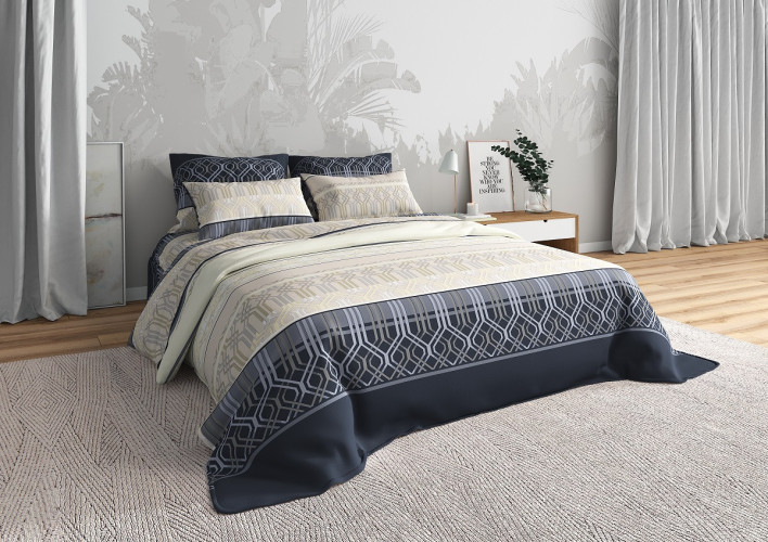 Постельное белье Valtery "Афина", 1.5-спальный, бязь (0396-1249)