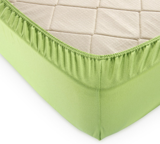 Простыня Текс-Дизайн "Трава", 180x200, трикотаж, на резинке (ш180200тра)