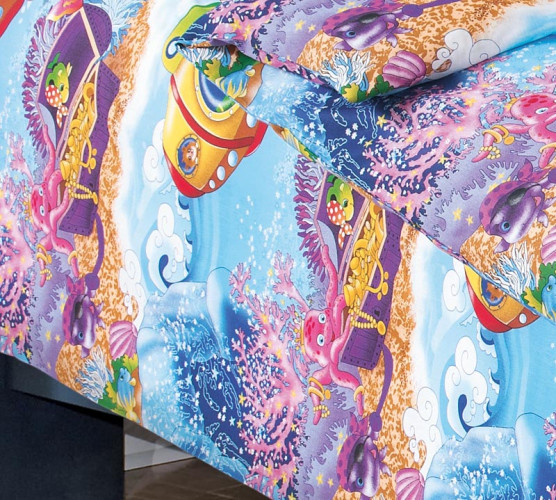 Простыня Белиссимо (Текс-Дизайн) "Пираты 1", 145x214, бязь (000А1194061)