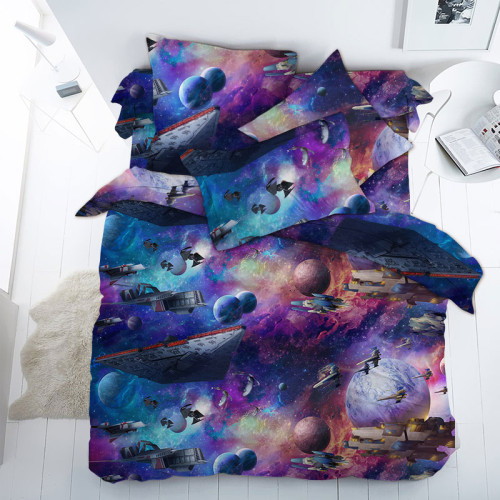 Постельное белье Valtery "Космос", 1.5-спальный, поплин (13049-1 DL-26-1249)