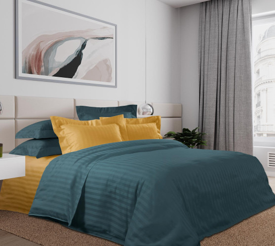 Постельное белье Legends (Текс-Дизайн) "Конфитюр", 2-спальный, страйп-сатин, на молнии (LK3325WКонф)