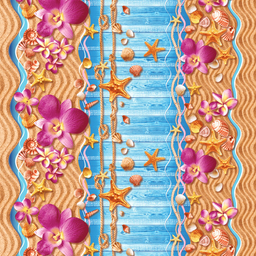 Полотенце вафельное Текс-Дизайн "Лагуна 1", кухонное, 47x70, вафельное полотно (ПВ4770197051)