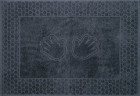 Полотенце Comfort Life (Текс-Дизайн) ""Ручки" Ручки антрацит", для ванной, 50x70, махровая ткань (РчкАн5070400)