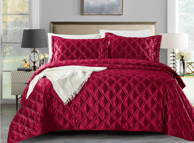 Покрывало Tango (Танго) "Baccara", 240x260, велюр (BAC2426-14 код2329)