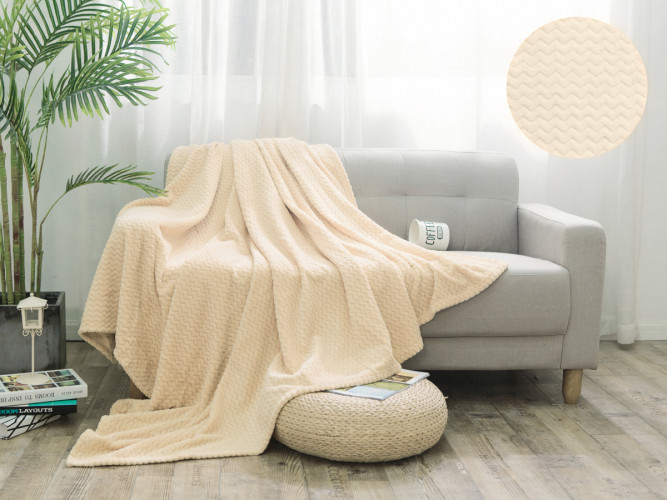 Плед Cleo "ROYAL PLUSH", 200x220, велсофт (200/022-RP)