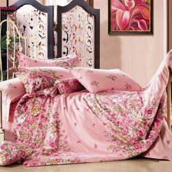 Постельное белье Valtery "C-118", евро, сатин (C-118-1253)