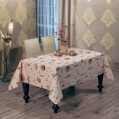 Скатерть Arya Home "Coffee", 150x220, полиэстер (8680943024107)