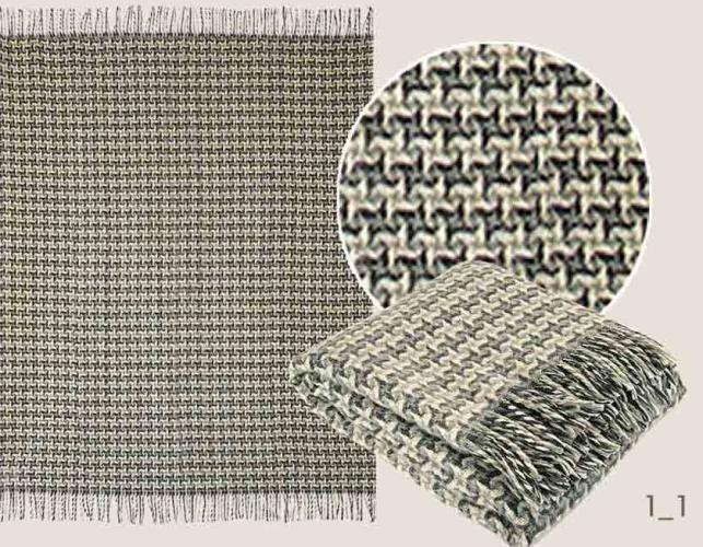 Плед Valtery, 170x200, шерсть (Pled Novoz wool 1-1-2156)