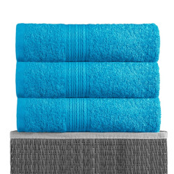 Полотенце BAYRAMALY, 40x70, махровая ткань (BAYRAMALY -40х70-бирюзово)