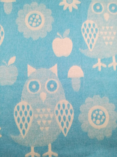 Одеяло Valtery "Сова", 100x140, хлопок (Odeylo Sova golub-2158)