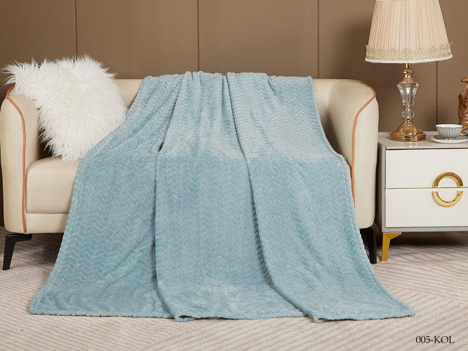 Плед Cleo "KOLOSOK", 200x220, велсофт (200/005-KOL/LA)