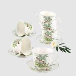 Чайный Набор Arya Exclusive из Костяного фарфора, 250 мл 12 пр. Bahama