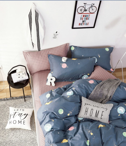 Постельное белье Valtery "DS-141", 1.5-спальный, сатин (DS-141-1249)