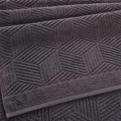 Полотенце Comfort Life (Текс-Дизайн) "Уэльс серый шато", для ванной, 70x140, махровая ткань (УэлСш70140аи)