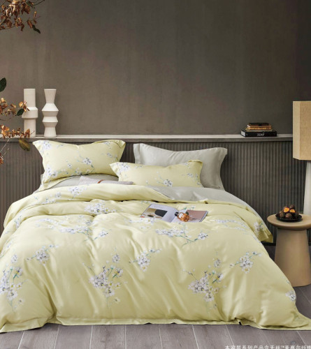 Постельное белье Фамилье "TP-68", евро, тенсел (TP-68-1253)