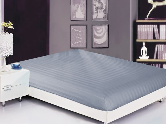 Простыня Valtery "PRST-R-33", 180x200, сатин, на резинке (PRST-R-33-1475)