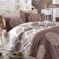 Постельное белье Arya Home "Oskar", евро, ранфорс, печатное (8680943053350)