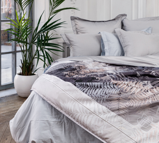 Постельное белье Legends (Текс-Дизайн) "Тропическая полночь", евро, сатин, на молнии (L7323FG22023)