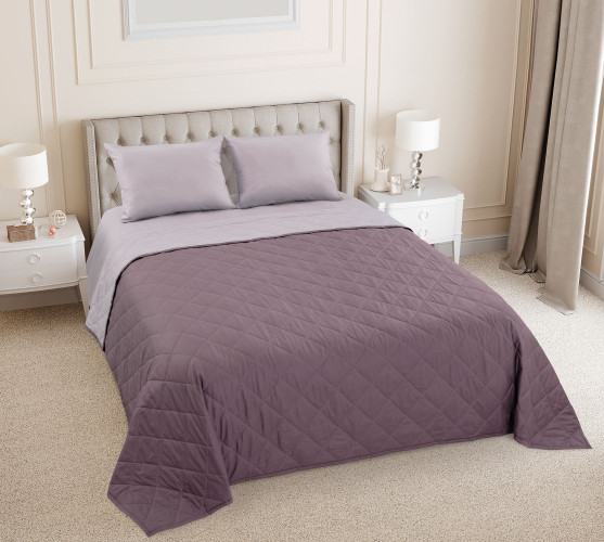 Покрывало Королевское искушение (Текс-Дизайн) "Ягодная поляна", 200x210, перкаль, стеганое (ПГК200210Япл)