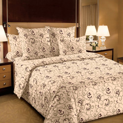 Простыня Королевское искушение (Текс-Дизайн) "Вензель 2", 180x220, сатин (000Н1196052)