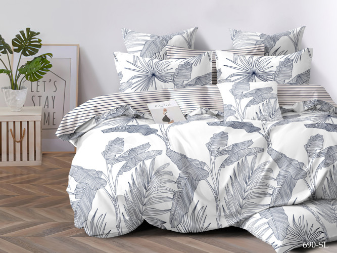 Постельное белье Cleo "Satin Lux 690-SL", 1.5-спальный, сатин (15/690-SL)