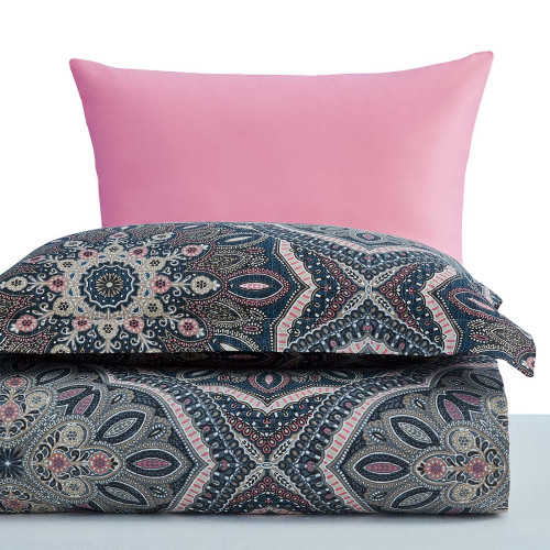 Постельное белье Arya Home "Lami", 1.5-спальный, сатин, печатное (8680943078766)