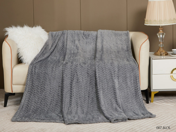 Плед Cleo "KOLOSOK", 180x200, велсофт (180/007-KOL/LA)