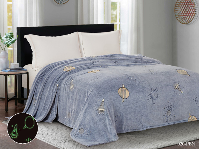 Плед Cleo "BAMBOO NEON", 200x220, велсофт (200/020-PBN)