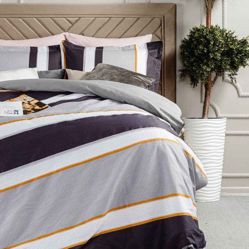 Постельное белье Arya Home "Arfa", 1.5-спальный, сатин, печатное (8680943079107)