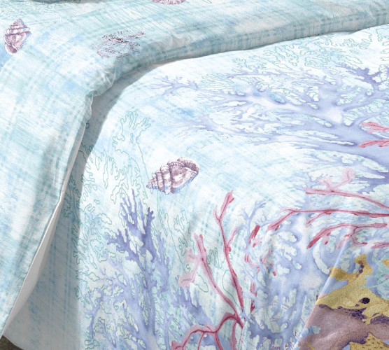 Постельное белье Белиссимо (Текс-Дизайн) "Коралловый риф 1", 2-спальный, поплин (2150ЛН206911)