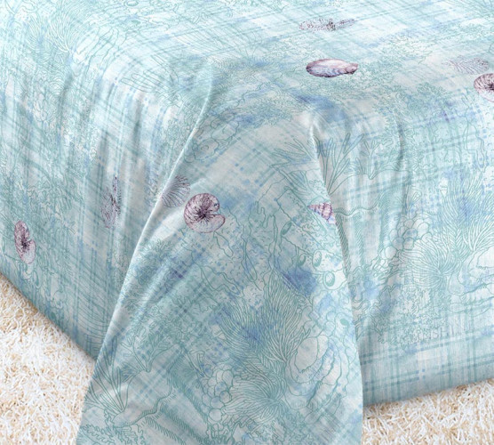 Постельное белье Белиссимо (Текс-Дизайн) "Коралловый риф 1", 2-спальный, поплин (2150ЛН206911)