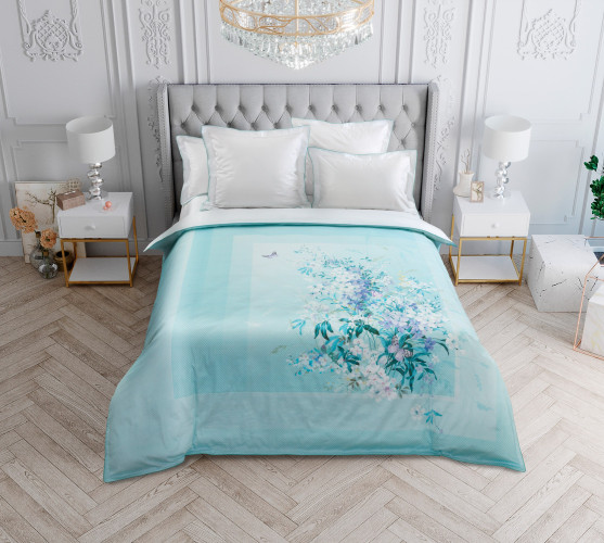 Постельное белье Legends (Текс-Дизайн) "Хрустальный свет", евро, сатин, на молнии (L7323FG22012)