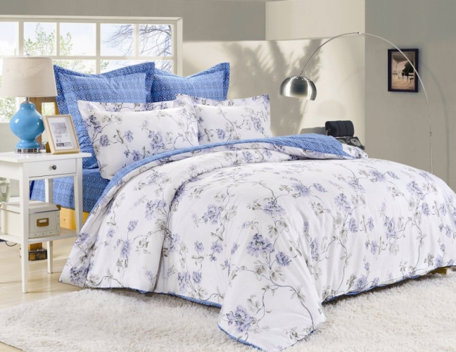 Постельное белье Valtery "C-195", 1.5-спальный, сатин (C-195-1249)