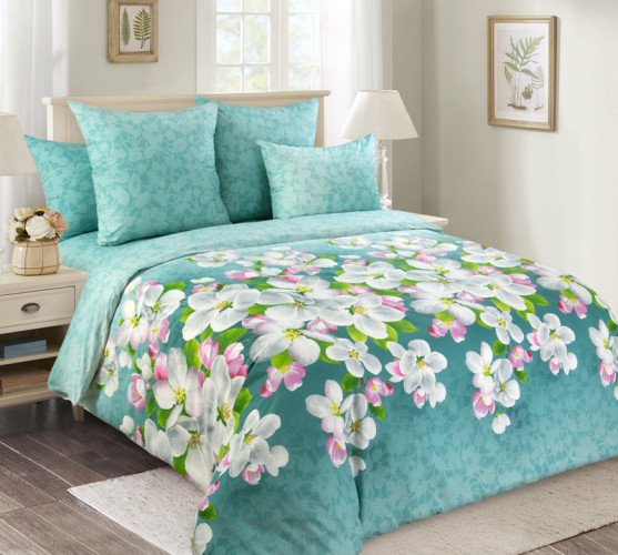 Наволочка Королевское искушение (Текс-Дизайн) "Яблони в цвету 1", 50x70, перкаль (01П2Н204541)