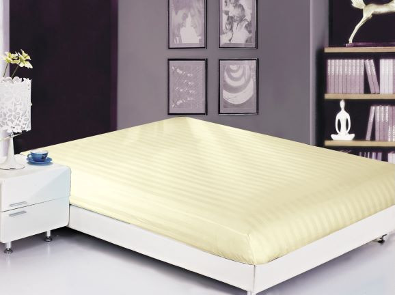 Простыня Valtery "PRST-R-31", 200x200, сатин, на резинке (PRST-R-31-1785)