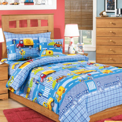 Постельное белье Бамбино (Текс-Дизайн) &quot;Машинки 1&quot;, детский, поплин (7106Х192831)