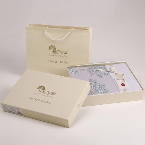 Постельное белье Arya Home "Meyra", 1.5-спальный, сатин, печатное (8680943079015)