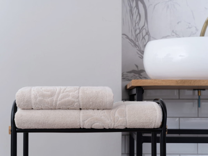 Полотенце Arya Home "Liber", банное, 70x140, бархат (8680943037503)