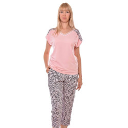 Пижама Arya Женская с Брюками 590701 Розовый, L