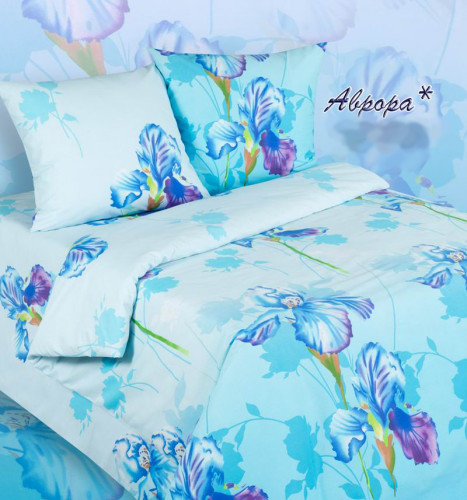 Постельное белье AlViTek (АльВиТек) "Аврора*-ПА", 1.5-спальный, поплин (АльВиТек-ПA-1-Аврора*)