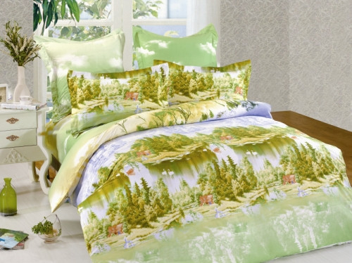 Постельное белье Сайлид "B-135", евро, сатин (B-135-1253)