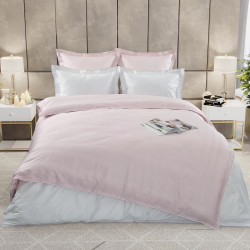 Постельное белье Legends (Текс-Дизайн) &quot;Жемчужная роса&quot;, евро, сатин, на молнии (LK4323GЯ2024)