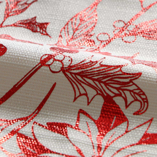 Скатерть Arya Home "Red Leaves", 140x140, полиэстер (8680943094216)