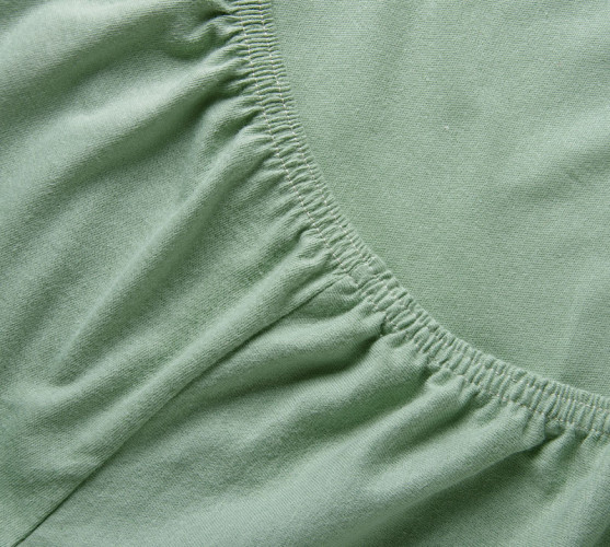Простыня Текс-Дизайн "Оливковый", 90x200, трикотаж, на резинке (ш90200оливк)