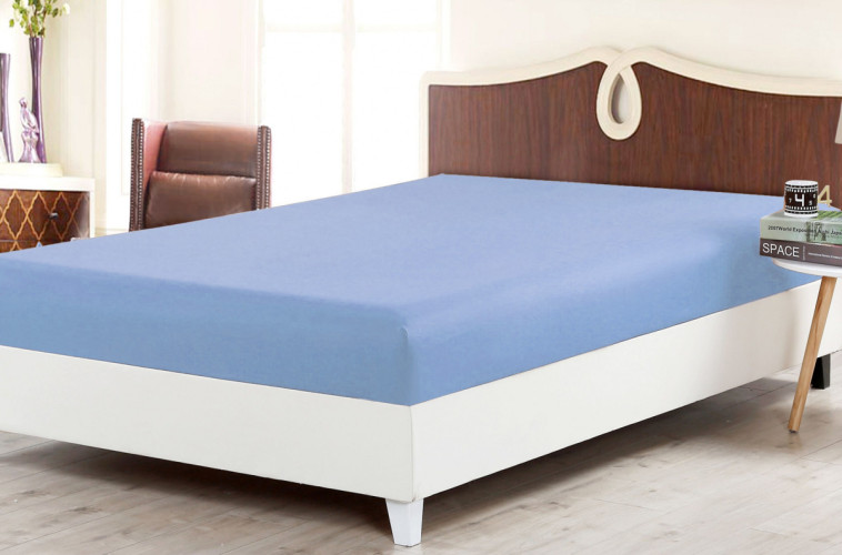 Простыня Valtery "PRP-10", 140x200, поплин, на резинке (PRP-10-1786)