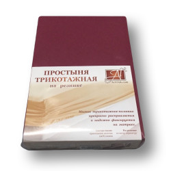 Простыня AlViTek (АльВиТек), 200x200, трикотаж, на резинке (ПТР-МАР-200)