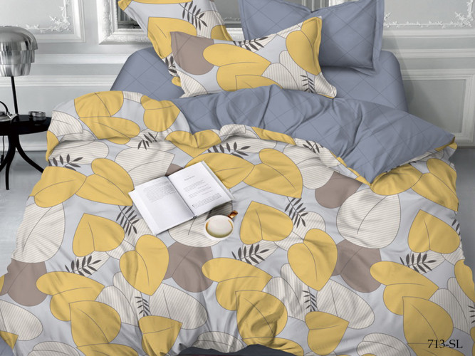 Постельное белье Cleo "Satin Lux 713-SL", 1.5-спальный, сатин (15/713-SL)