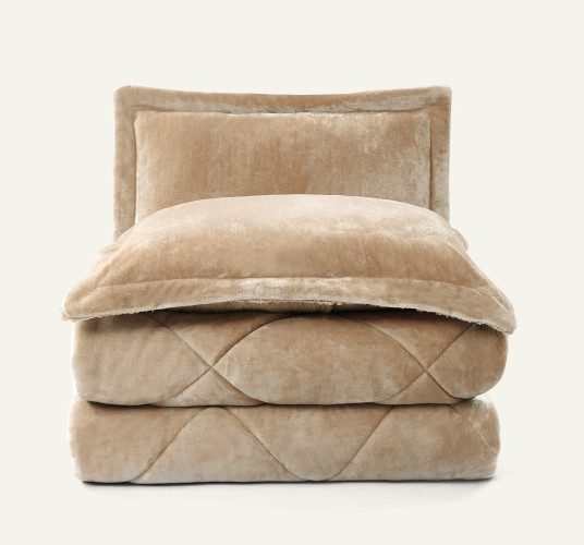 Покрывало Arya Home "Leron", 230x250, шерпа (8680943220059)