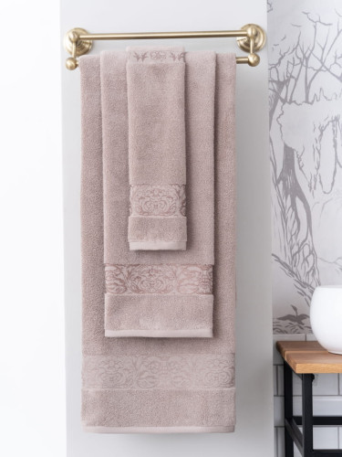 Полотенце Arya Home "Jewel", для лица и рук, 50x90, микрокоттон (8680943028457)