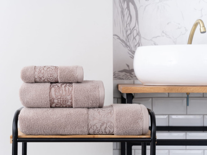 Полотенце Arya Home "Jewel", для лица и рук, 50x90, микрокоттон (8680943028457)